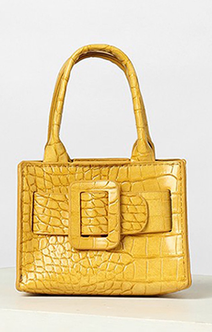 Women's Yellow Handbag