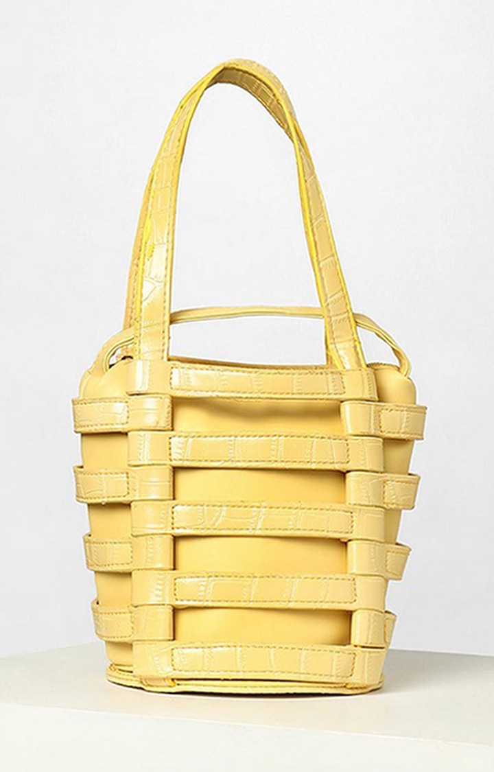 Women's Yellow Handbag