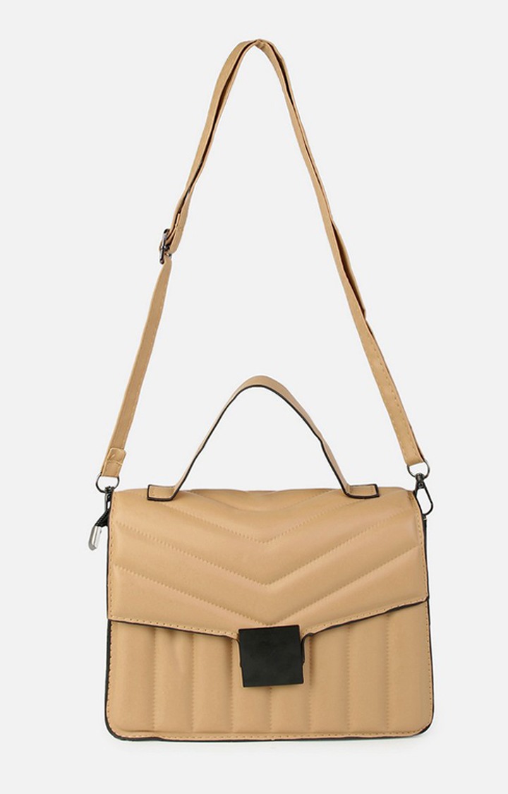 Women's Beige Handbag