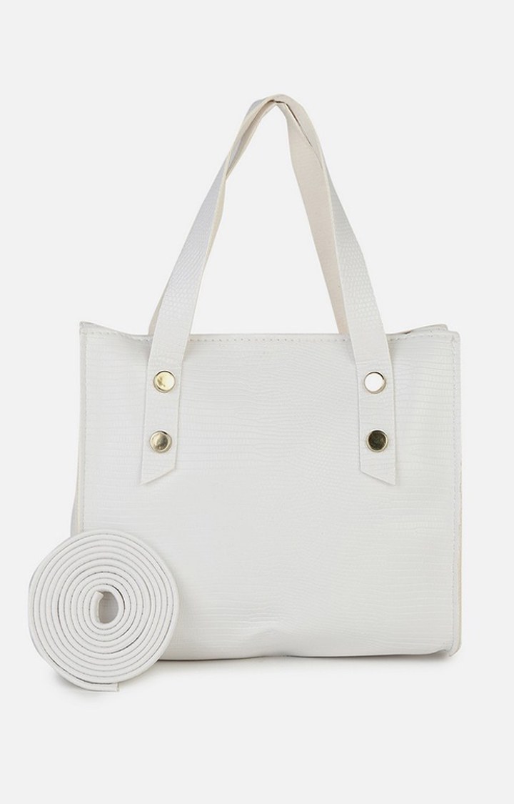 Women's White Handbag
