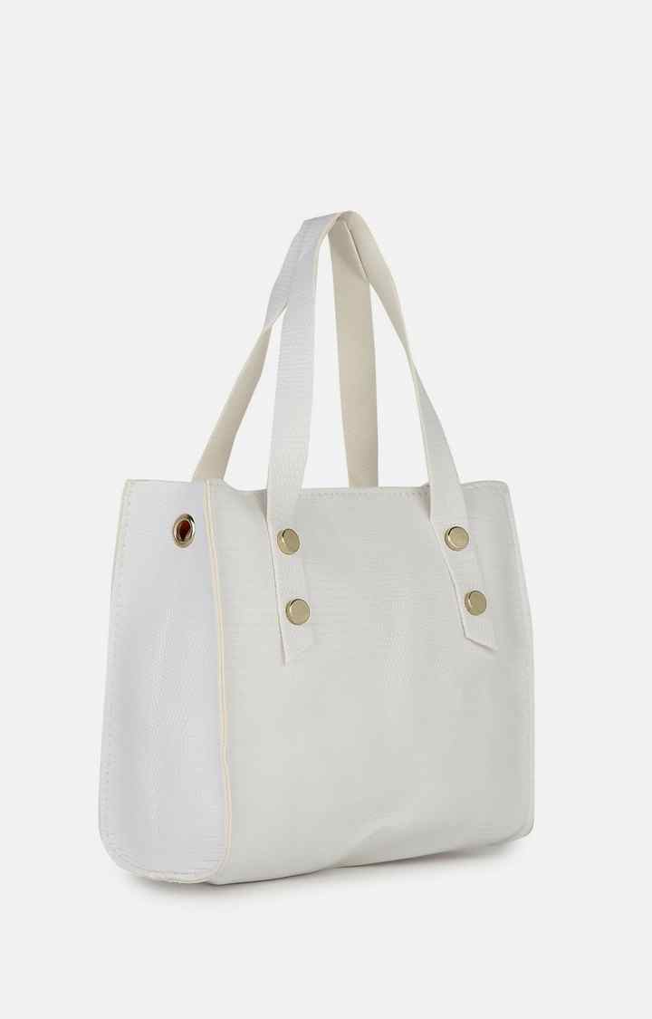 Women's White Handbag