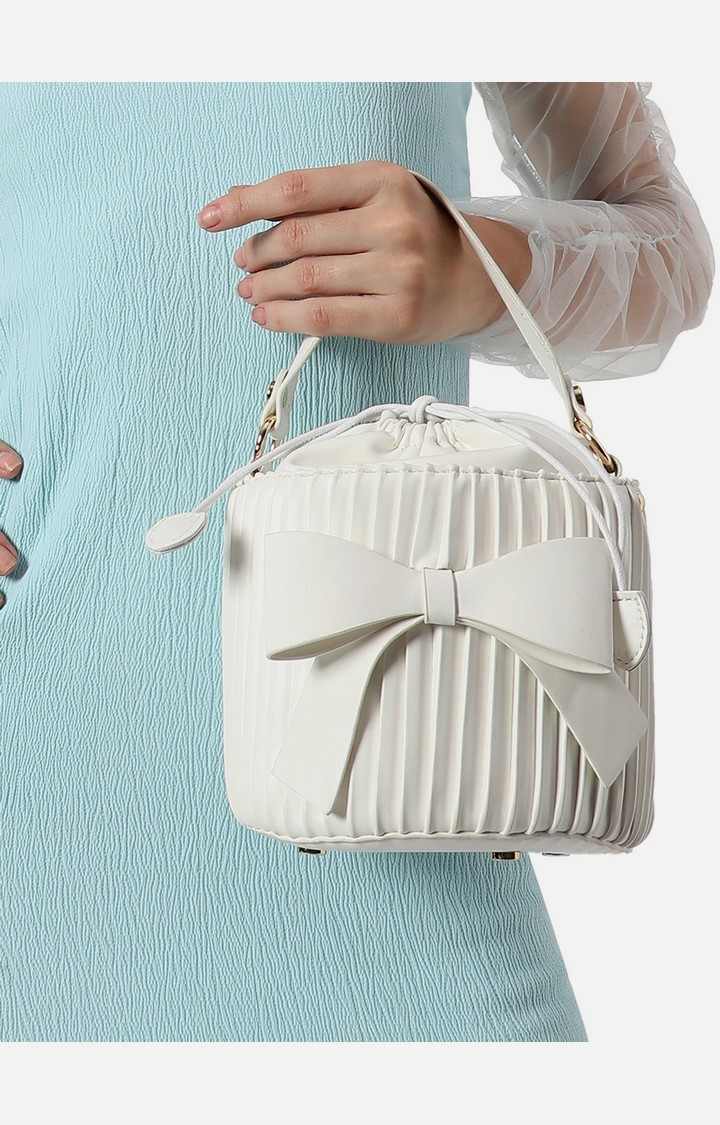 Women's White Handbag