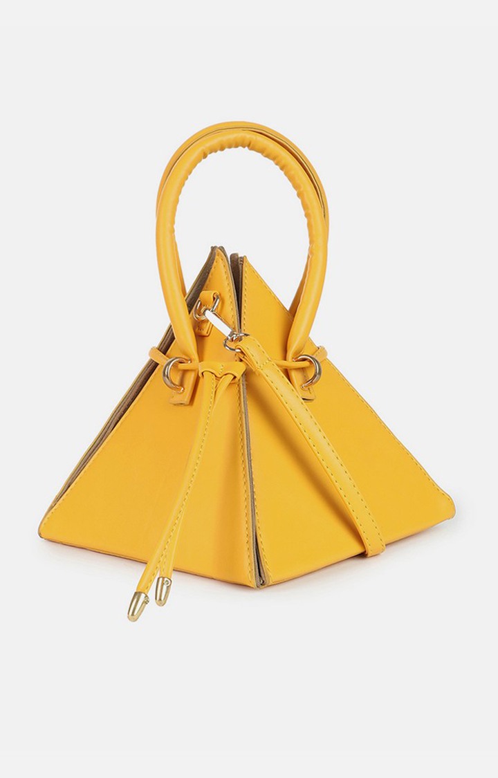 Women's Yellow Handbag