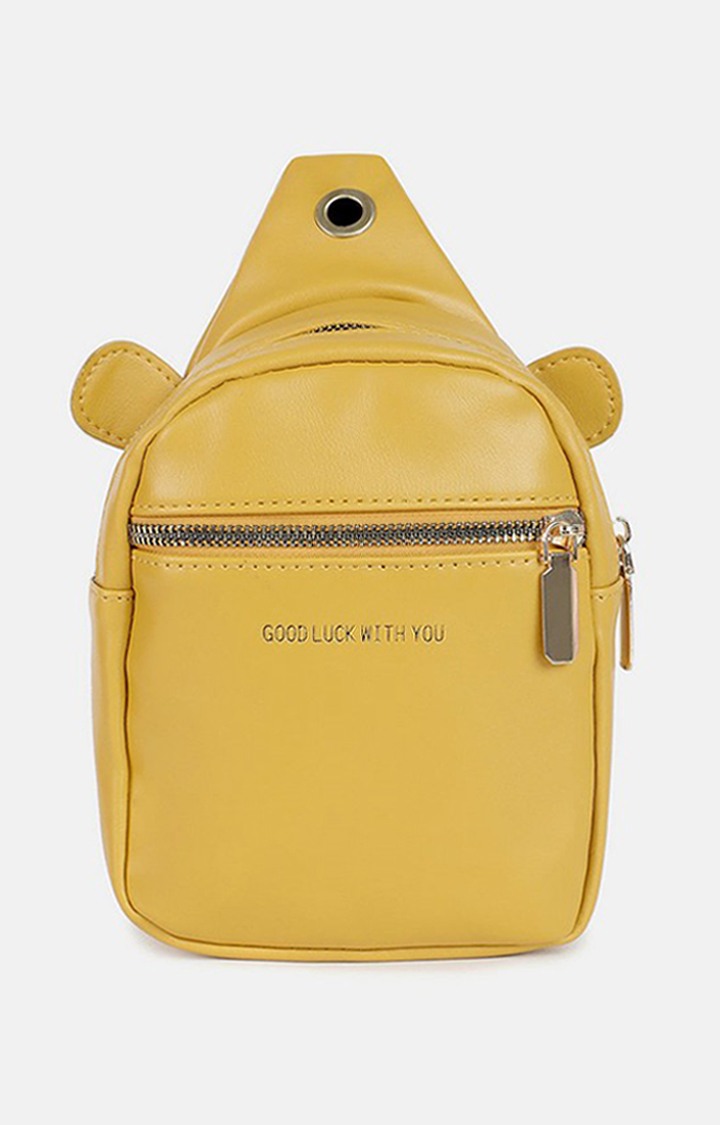 Women's Yellow Handbag