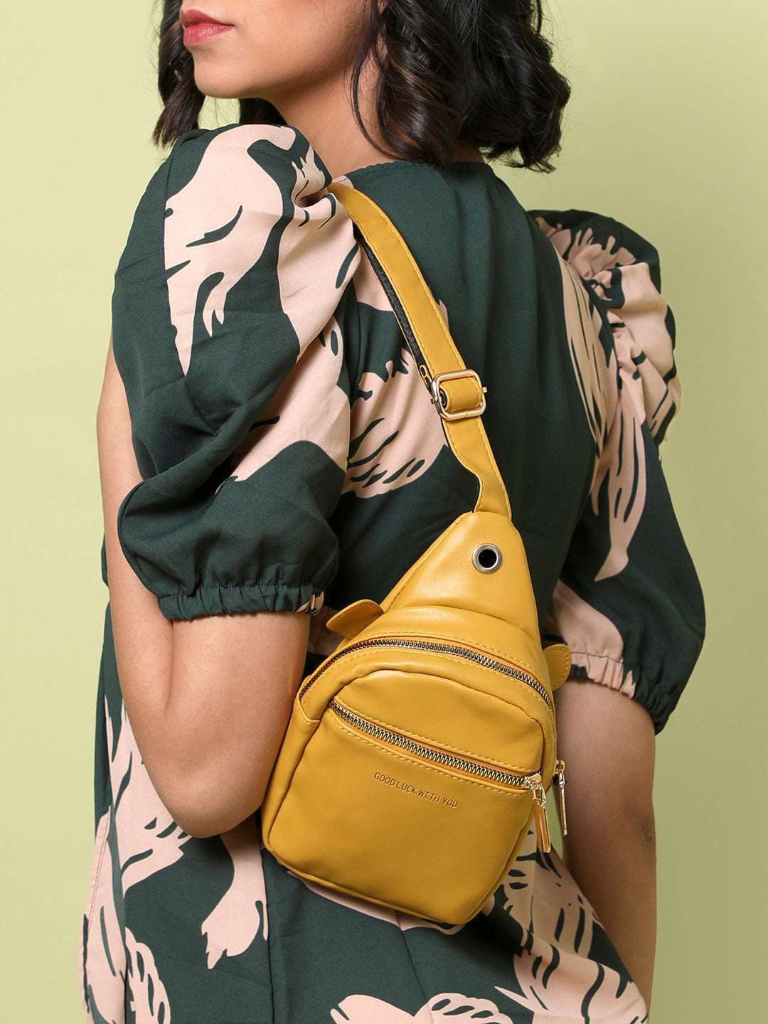 Women's Yellow Handbag