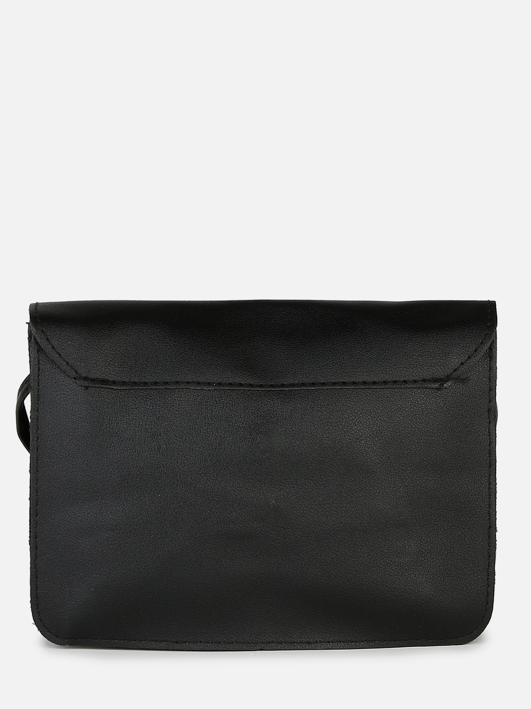 Haute Sauce By Campus Sutra Black Pu Clutch Bags