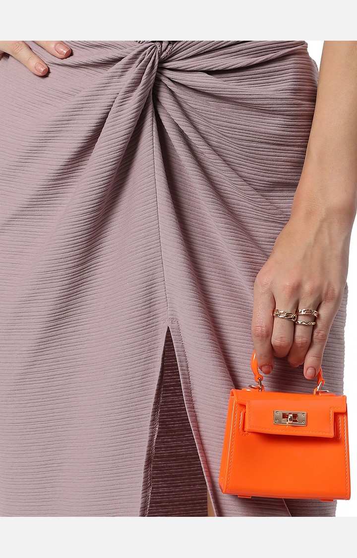 Women's Orange Handbag