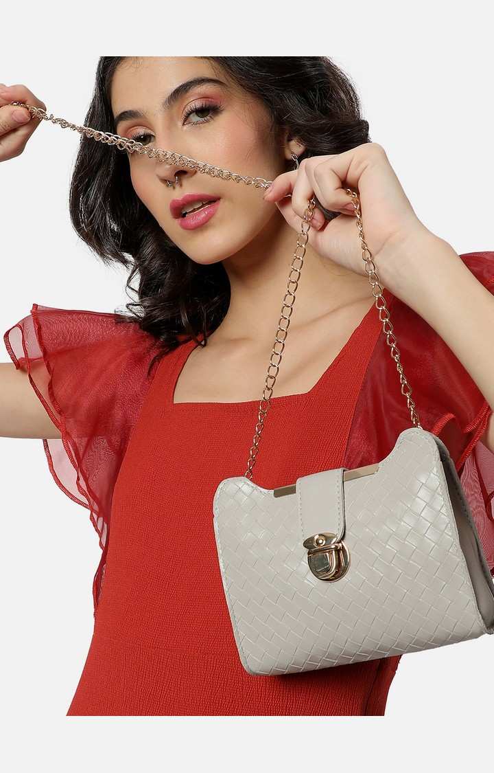 Women's Grey Handbag