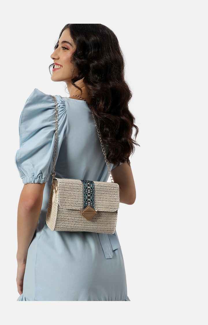 Women's Beige Handbag