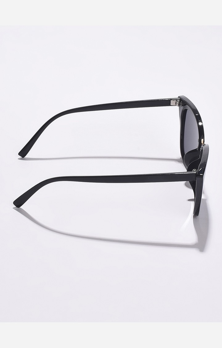 Haute Sauce By Campus Sutra Women Black Lens & Black Cateye Sunglass Uv Protected Lens