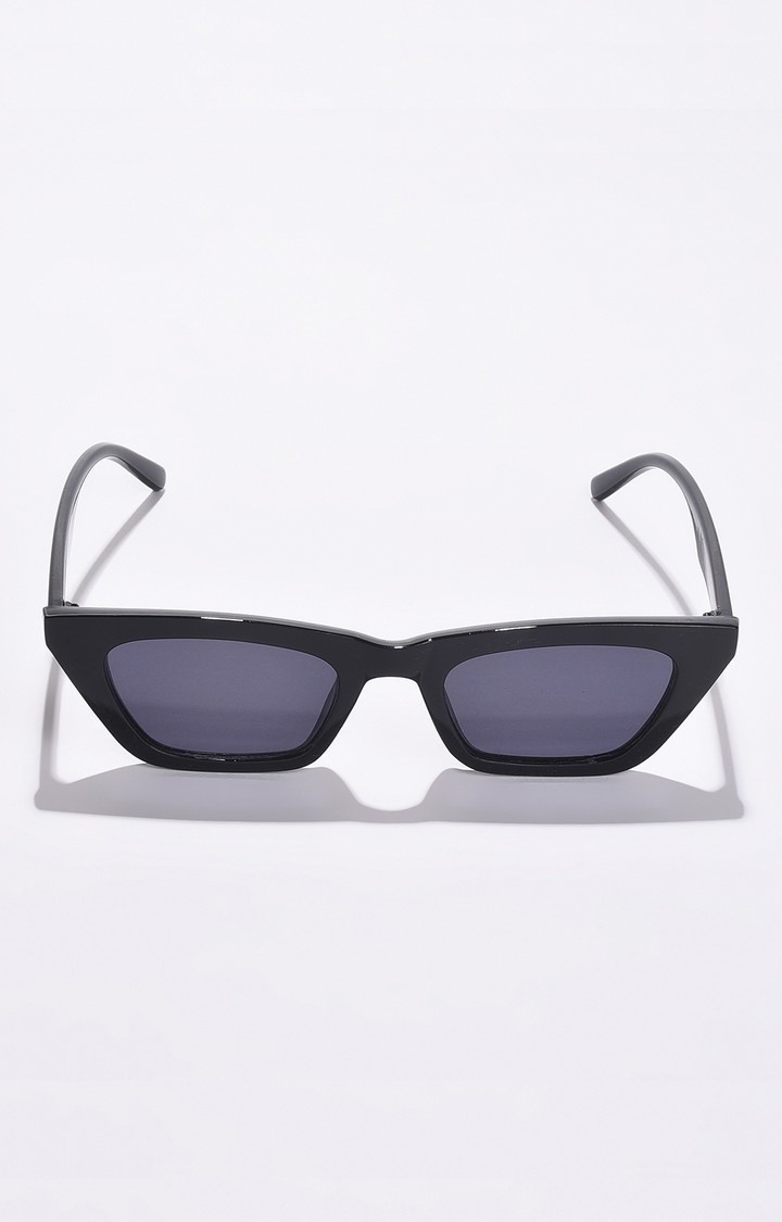 Haute Sauce By Campus Sutra Women Grey Lens & Black Butterfly Sunglasses With Uv Protected Lens