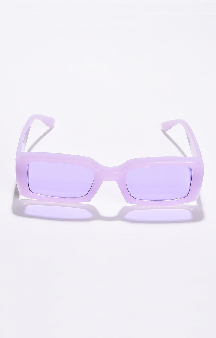 Haute Sauce By Campus Sutra Women Purple Lens & Purple Sports Sunglasses