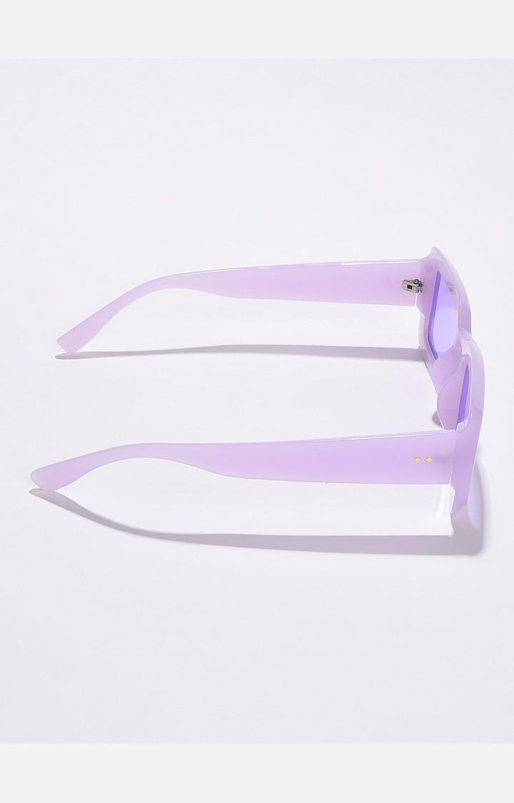 Haute Sauce By Campus Sutra Women Purple Lens & Purple Sports Sunglasses