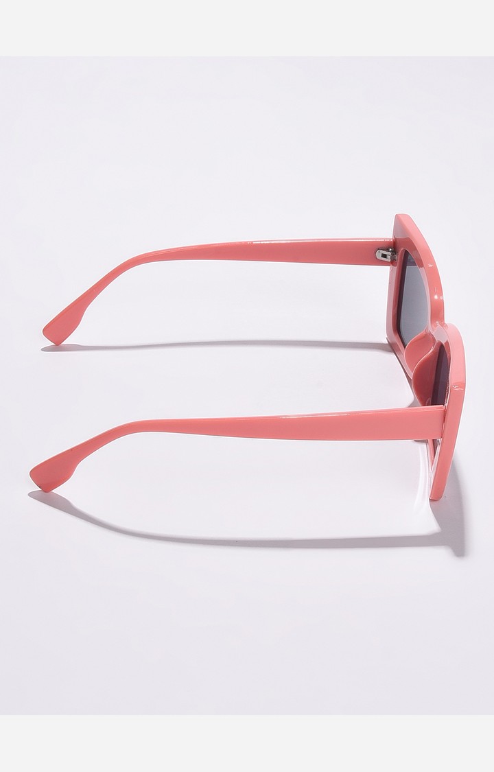 Haute Sauce By Campus Sutra Women Black Lens & Pink Butterfly Sunglasses With Uv Protected Lens
