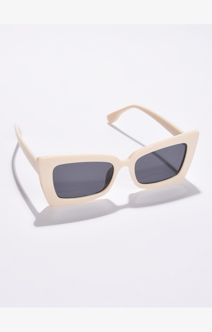Haute Sauce By Campus Sutra Women Black Lens & Pink Butterfly Sunglasses With Uv Protected Lens