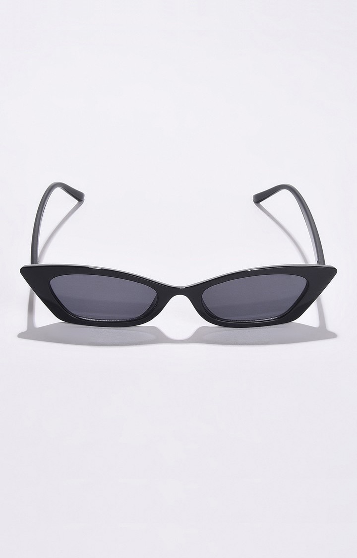 Haute Sauce By Campus Sutra Women Black Lens & Black Cateye Sunglasses Ss22_Hssg1058