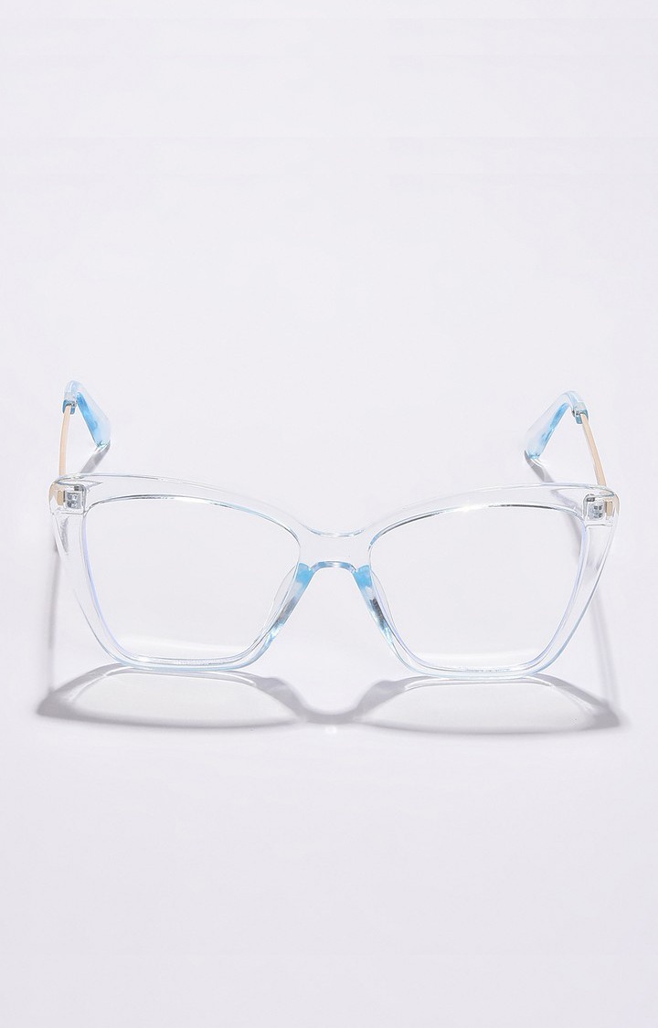 Haute Sauce By Campus Sutra Women Clear Lens & White Cateye Sunglasses