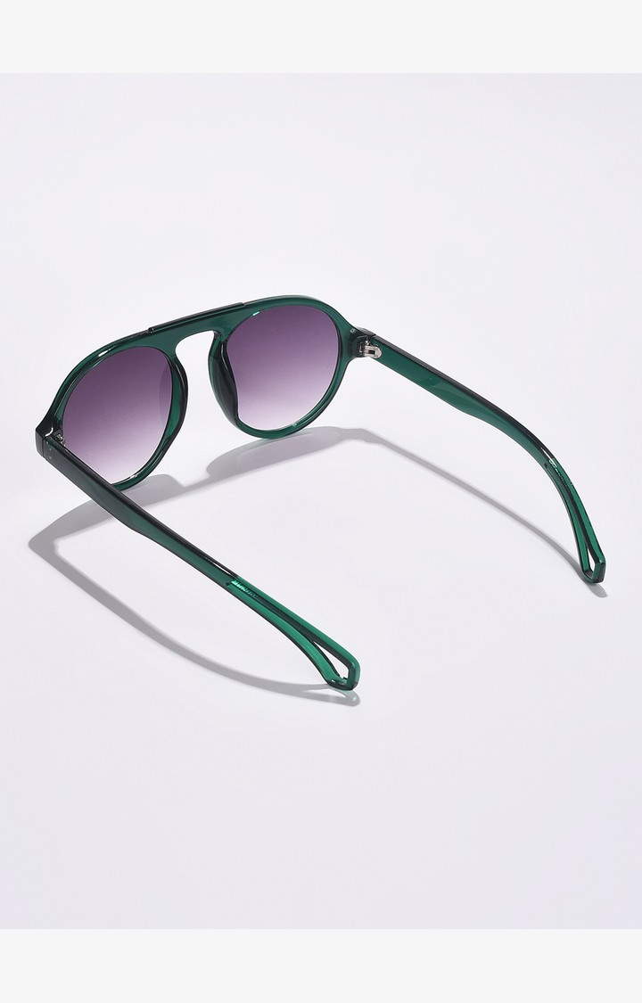 Haute Sauce By Campus Sutra Women Purple Lens & Black Wayfarer Sunglasses With Uv Protected Lens
