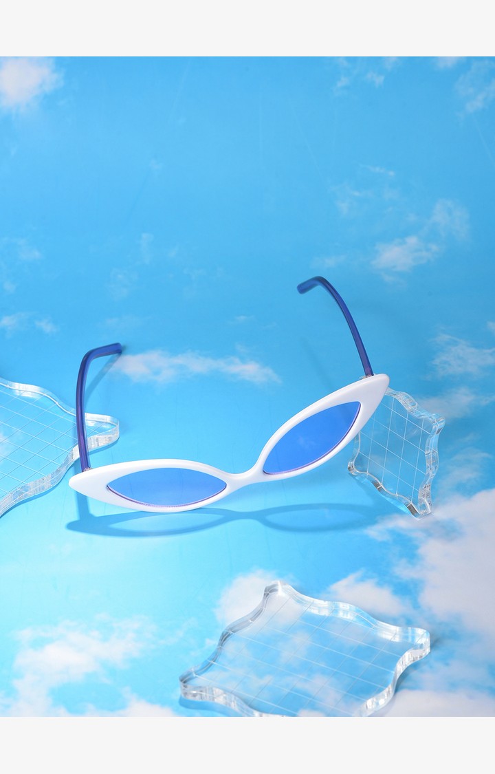 Haute Sauce By Campus Sutra Women Purple Lens & Purple Cateye Sunglasses