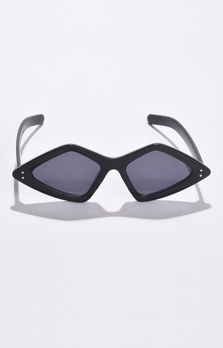 Haute Sauce By Campus Sutra Women Black Lens & Black Other Sunglasses With Uv Protected Lens