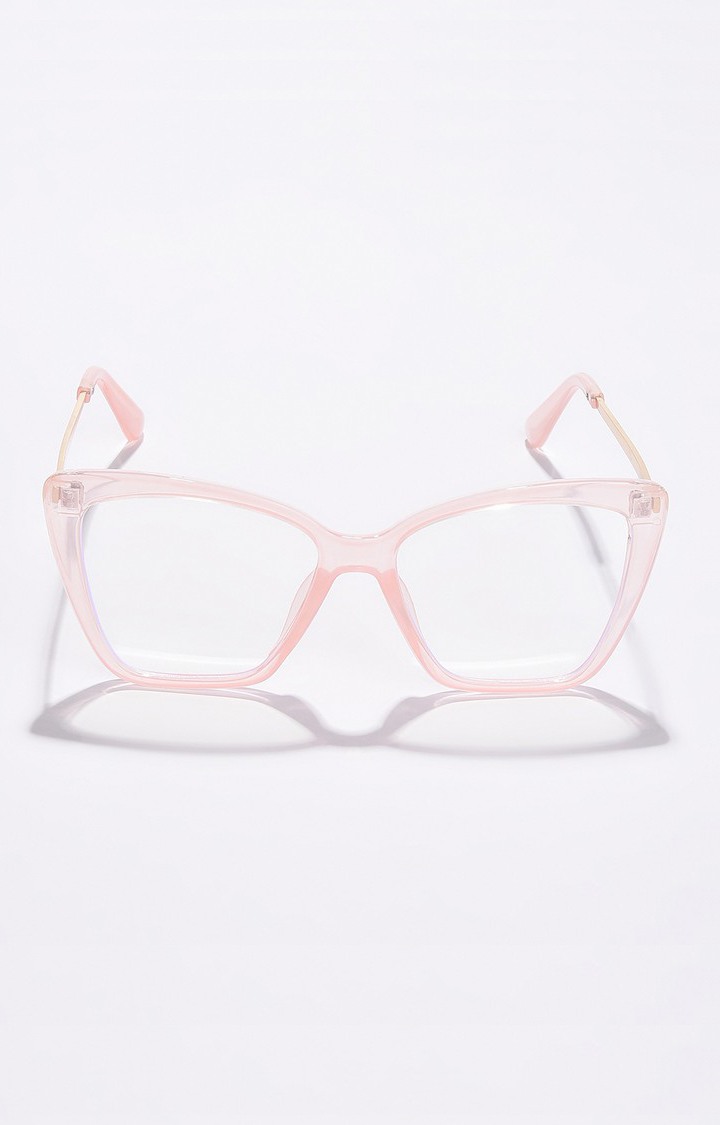 Haute Sauce By Campus Sutra Women Clear Lens & White Butterfly Sunglasses