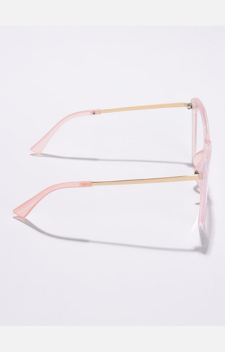 Haute Sauce By Campus Sutra Women Clear Lens & White Butterfly Sunglasses