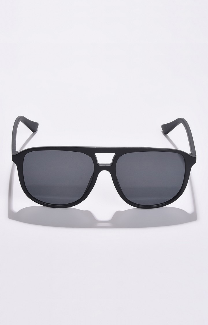 Haute Sauce By Campus Sutra Women Black Lens & Black Aviator Sunglass Ss22_Hssg1100