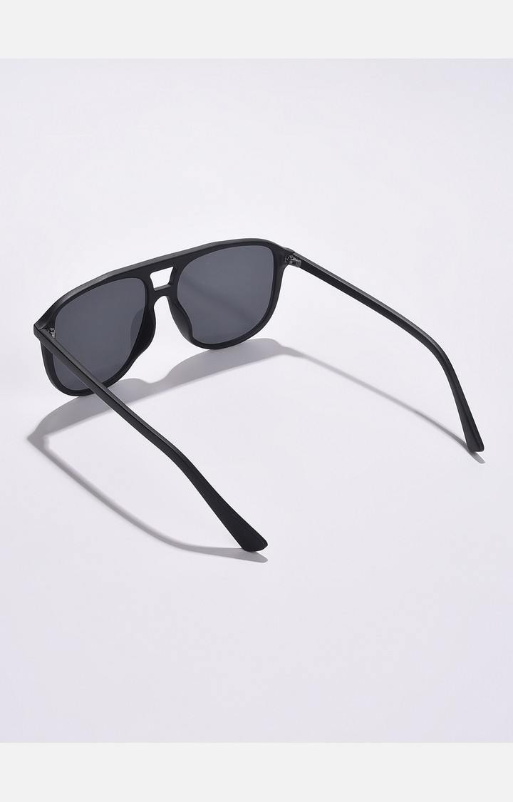 Haute Sauce By Campus Sutra Women Black Lens & Black Aviator Sunglass Ss22_Hssg1100