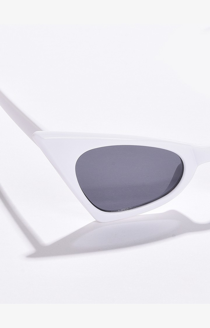 Haute Sauce By Campus Sutra Women Black Lens & White Sunglass Ss22_Hssg1104