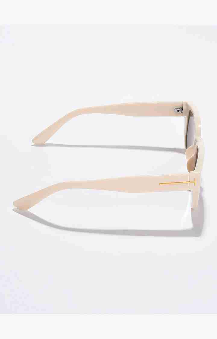 Haute Sauce By Campus Sutra Women Brown Lens & Brown Rectangle Sunglasses With Uv Protected Lens