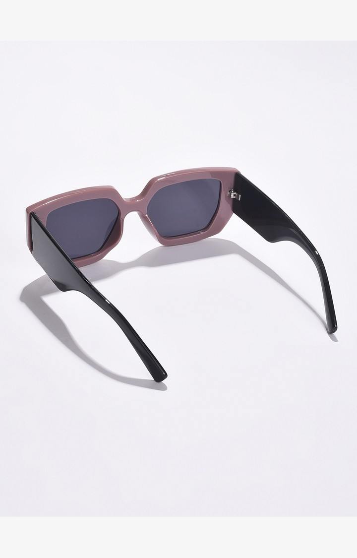 Haute Sauce By Campus Sutra Women Black Lens & Brown Wayfarer Sunglasses Ss22_Hssg1142