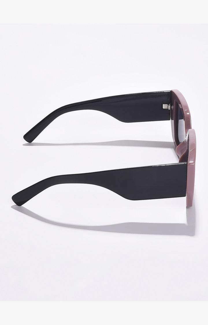 Haute Sauce By Campus Sutra Women Black Lens & Brown Wayfarer Sunglasses Ss22_Hssg1142