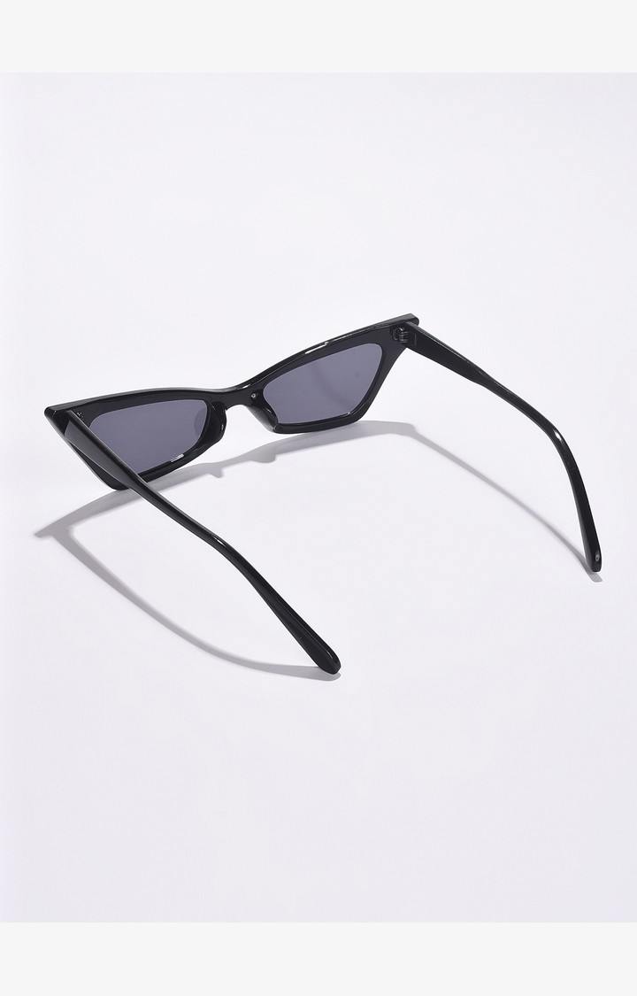 Haute Sauce By Campus Sutra Women Black Lens & Black Cateye Sunglasses Ss22_Hssg1145