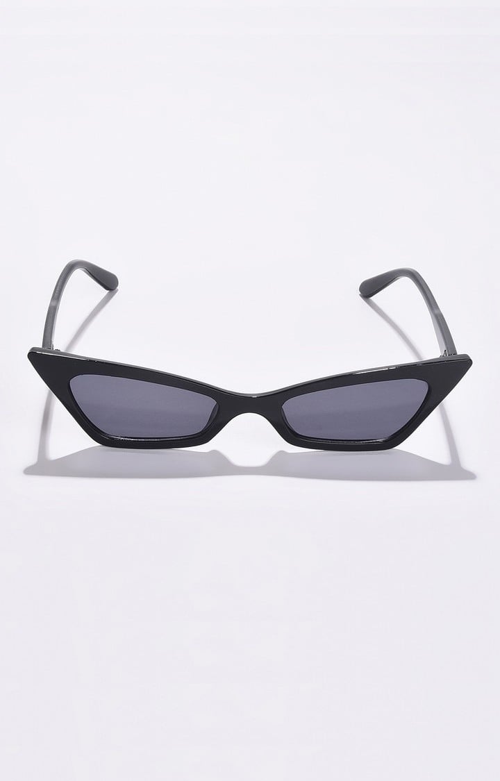 Haute Sauce By Campus Sutra Women Black Lens & Black Cateye Sunglasses Ss22_Hssg1145