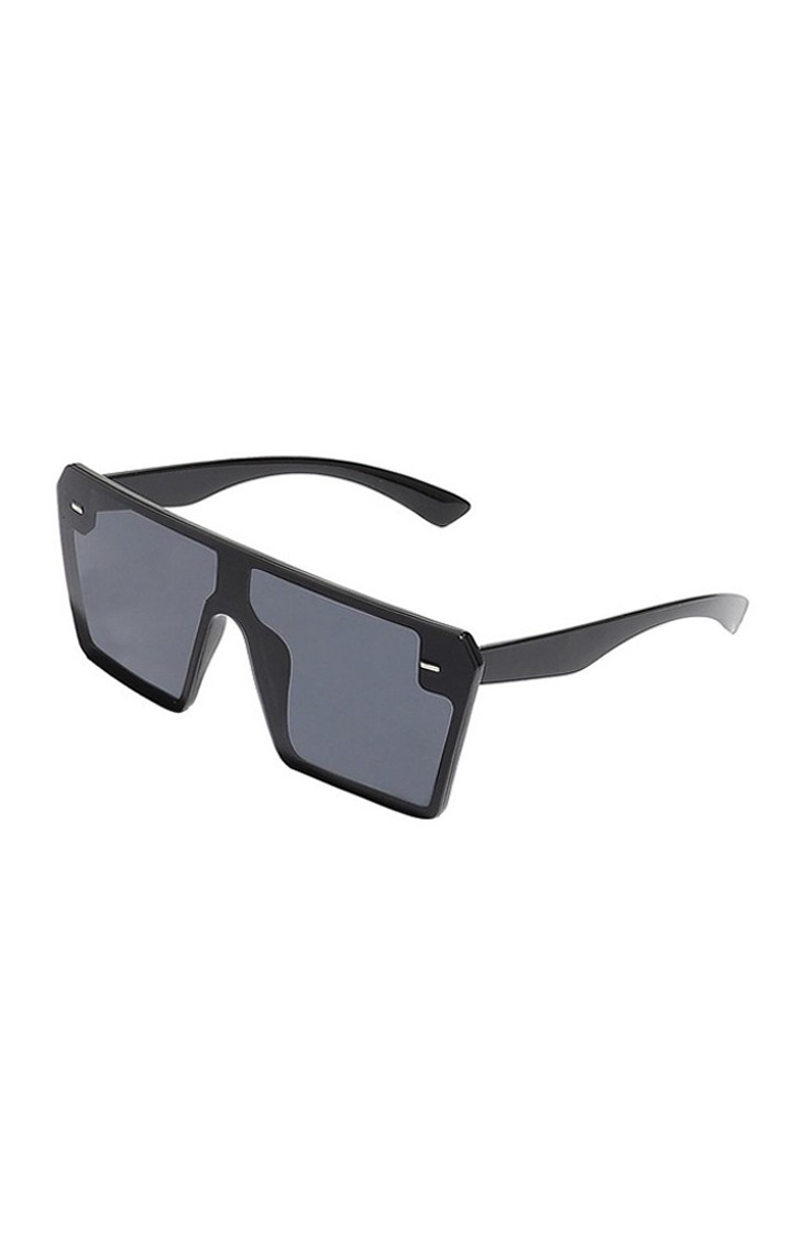 Haute Sauce By Campus Sutra Women Black Lens & Black Oversized Sunglass Ss22_Hssg1192