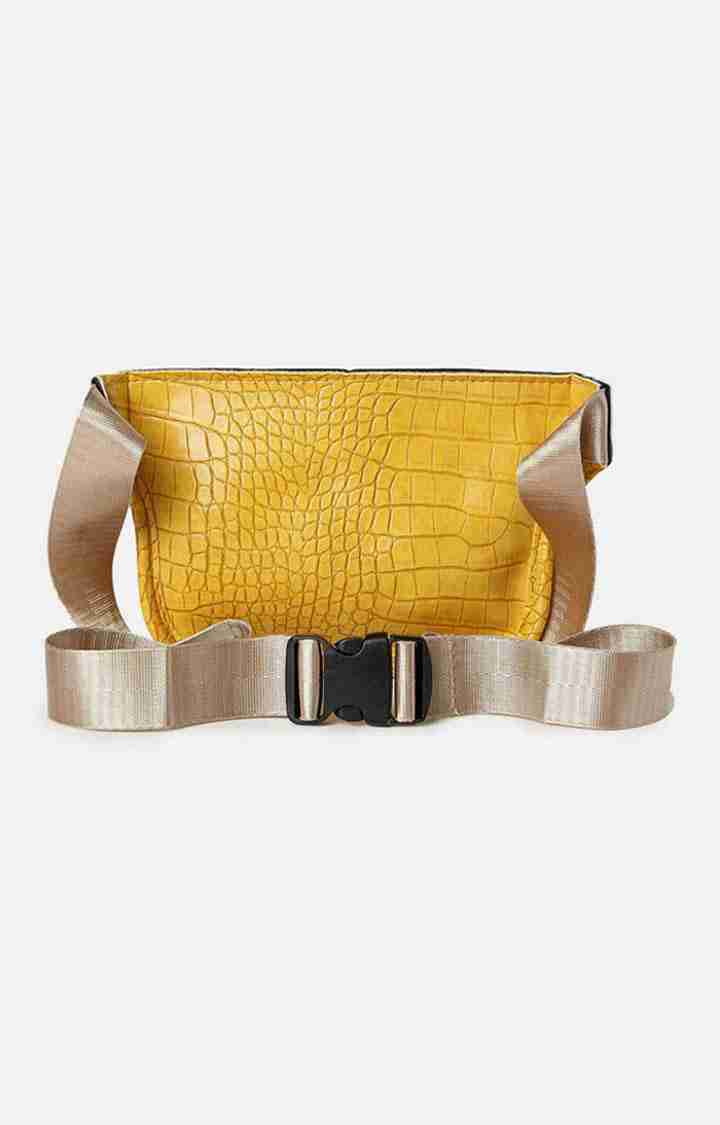 Women's Yellow Waist bag