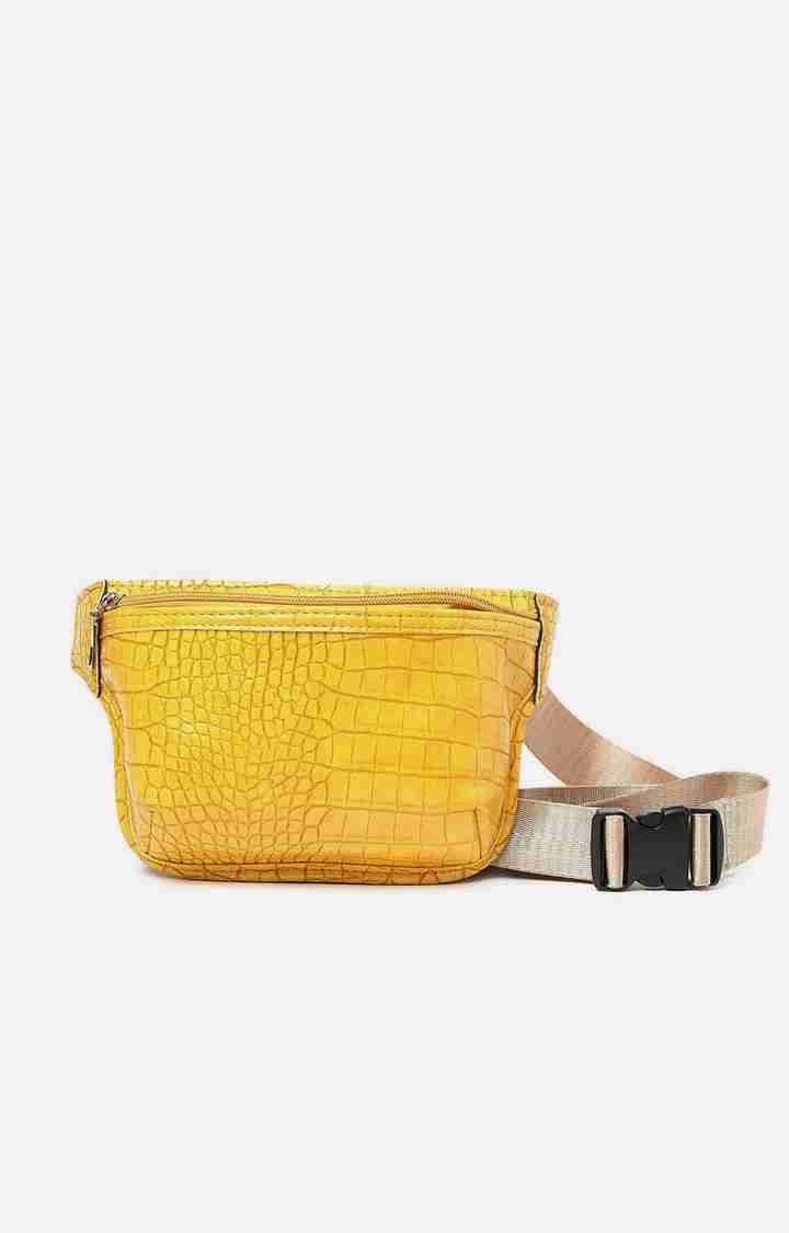 Women's Yellow Waist bag