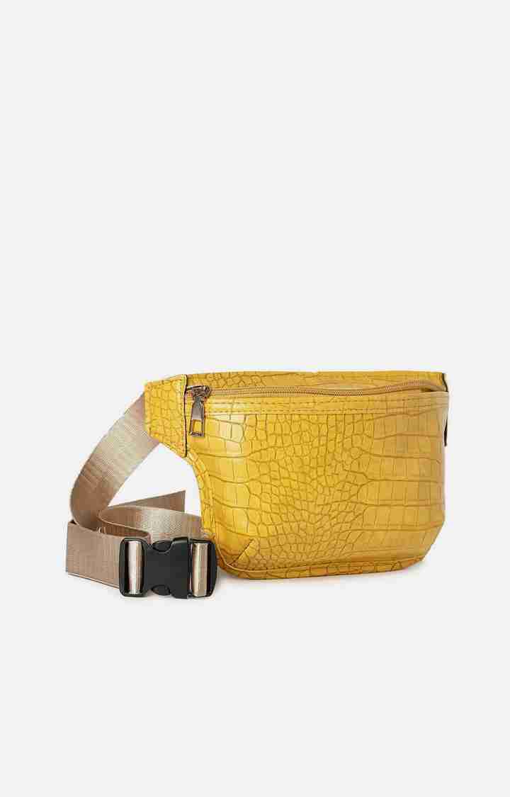 Women's Yellow Waist bag