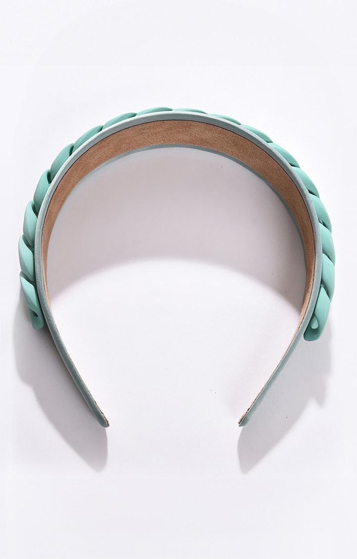 Women's Turquoise Blue Chain Detail Hairband