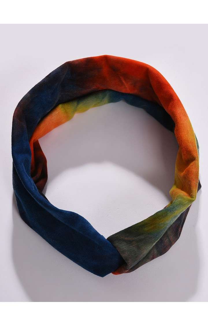 Women's Red & Blue Knot Hair Band