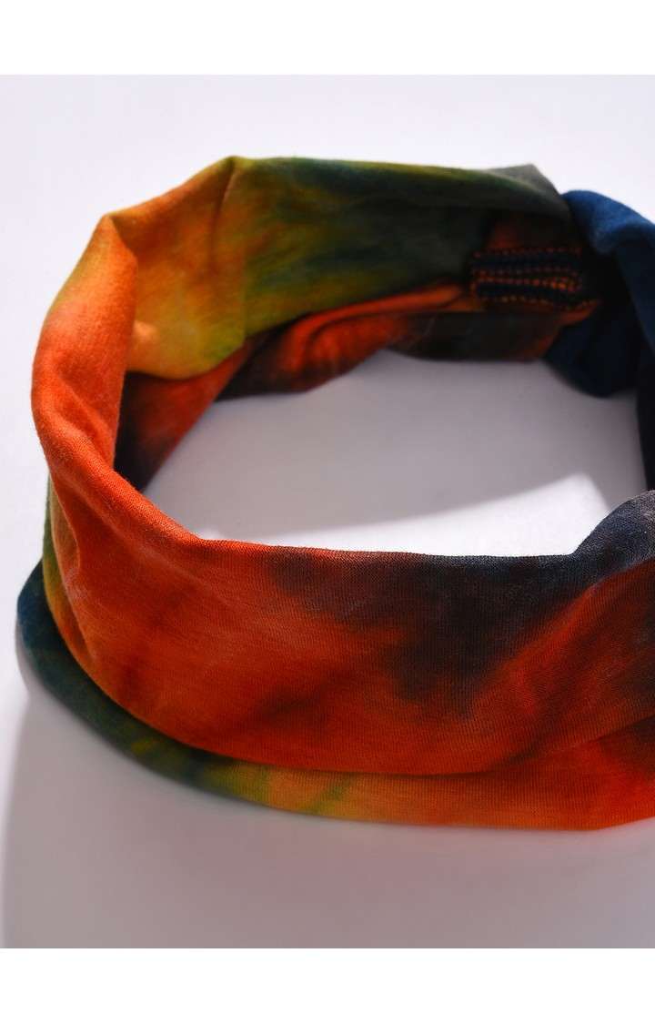 Women's Red & Blue Knot Hair Band
