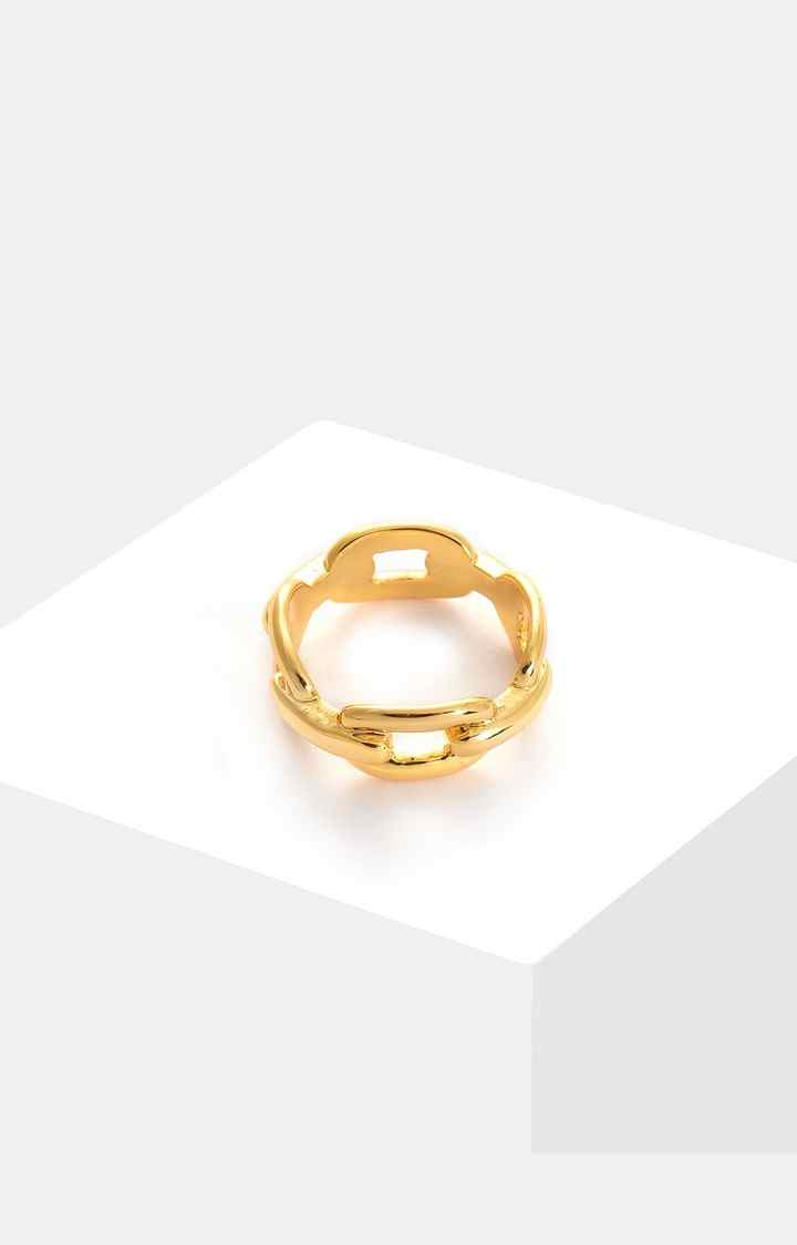 SOHI Gold-Plated Finger ring