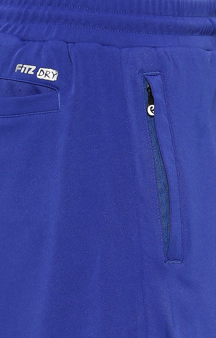 Men's  Slim Fit Cotton Blue Shorts