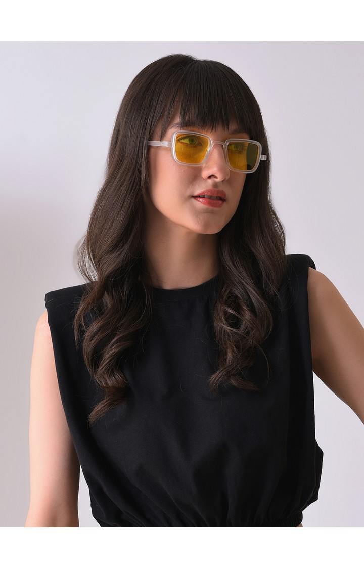 French Accent By Campus Sutra Men Rectangle Sunglasses With Polarised Lens Ss23Fa_Hssg1012