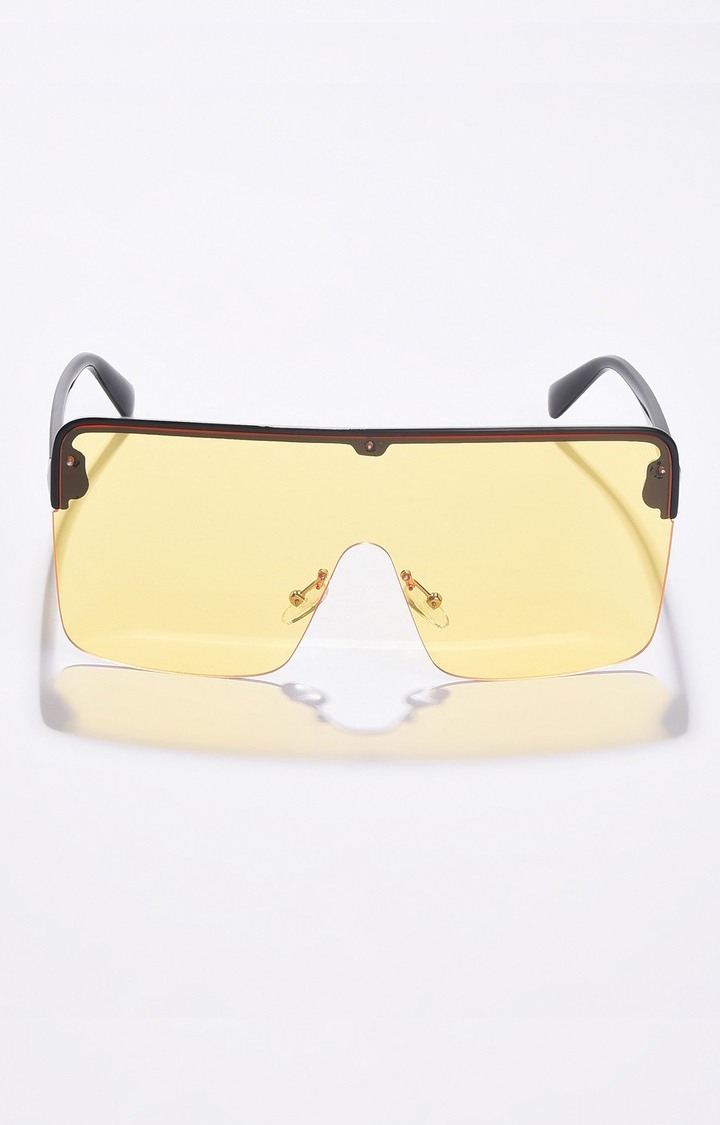 French Accent By Campus Sutra Men Oversized Sunglasses With Polarised Lens Ss23Fa_Hssg1194