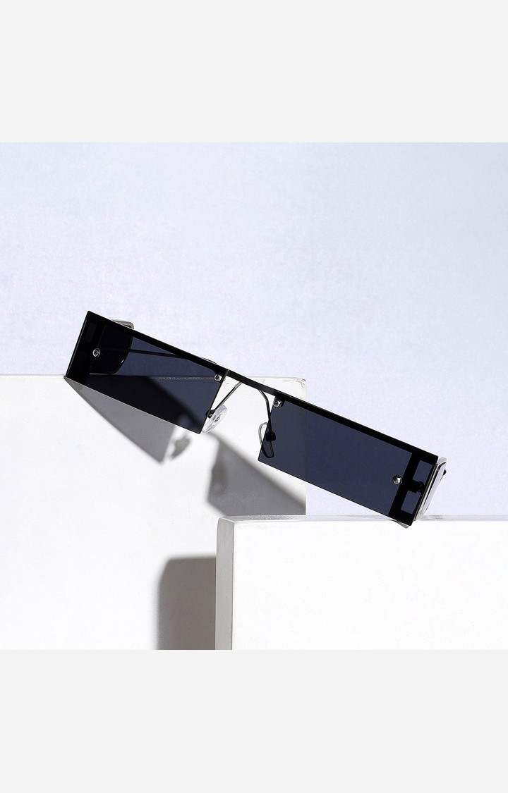 French Accent By Campus Sutra Men Rectangle Sunglasses With Polarised Lens Ss23Fa_Hssg1269
