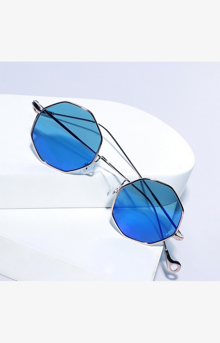 French Accent By Campus Sutra Men Round Sunglasses With Polarised Lens Ss23Fa_Hssg1333