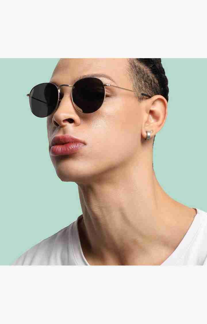 French Accent By Campus Sutra Men Oversized Sunglasses With Polarised Lens Ss23Fa_Hssg1385