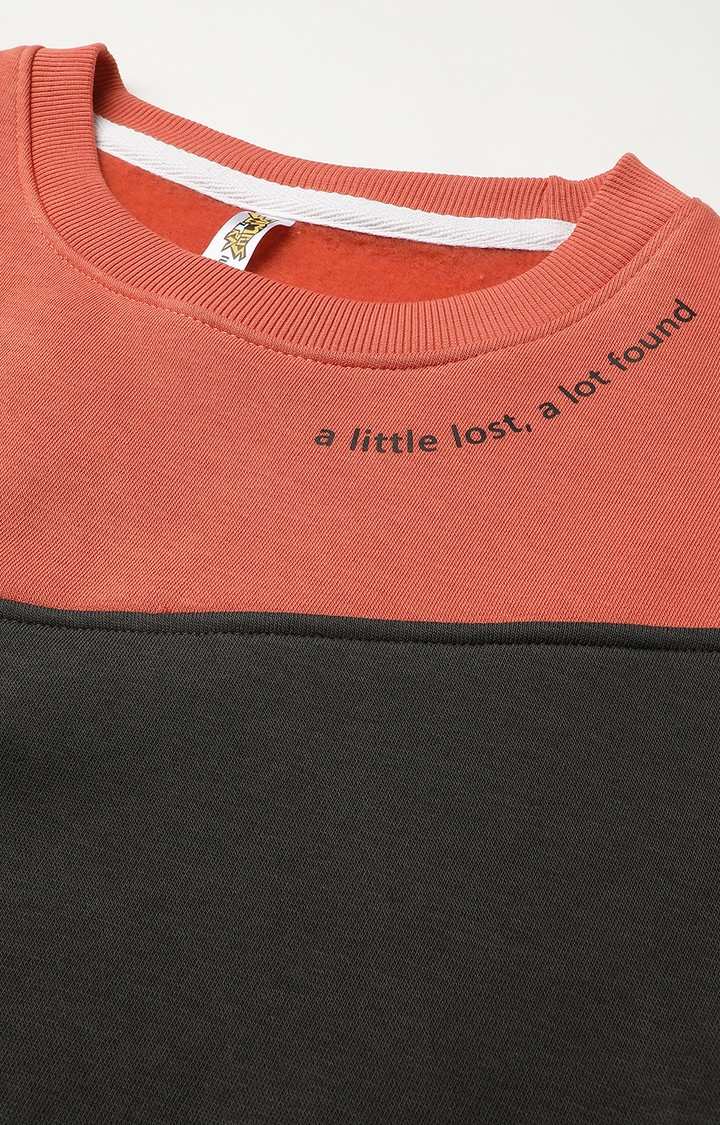 Women's Grey Colourblock Sweatshirts