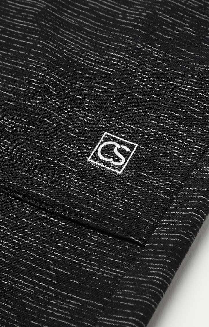 Women's Charcoal Grey Melange Polycotton Trackpants